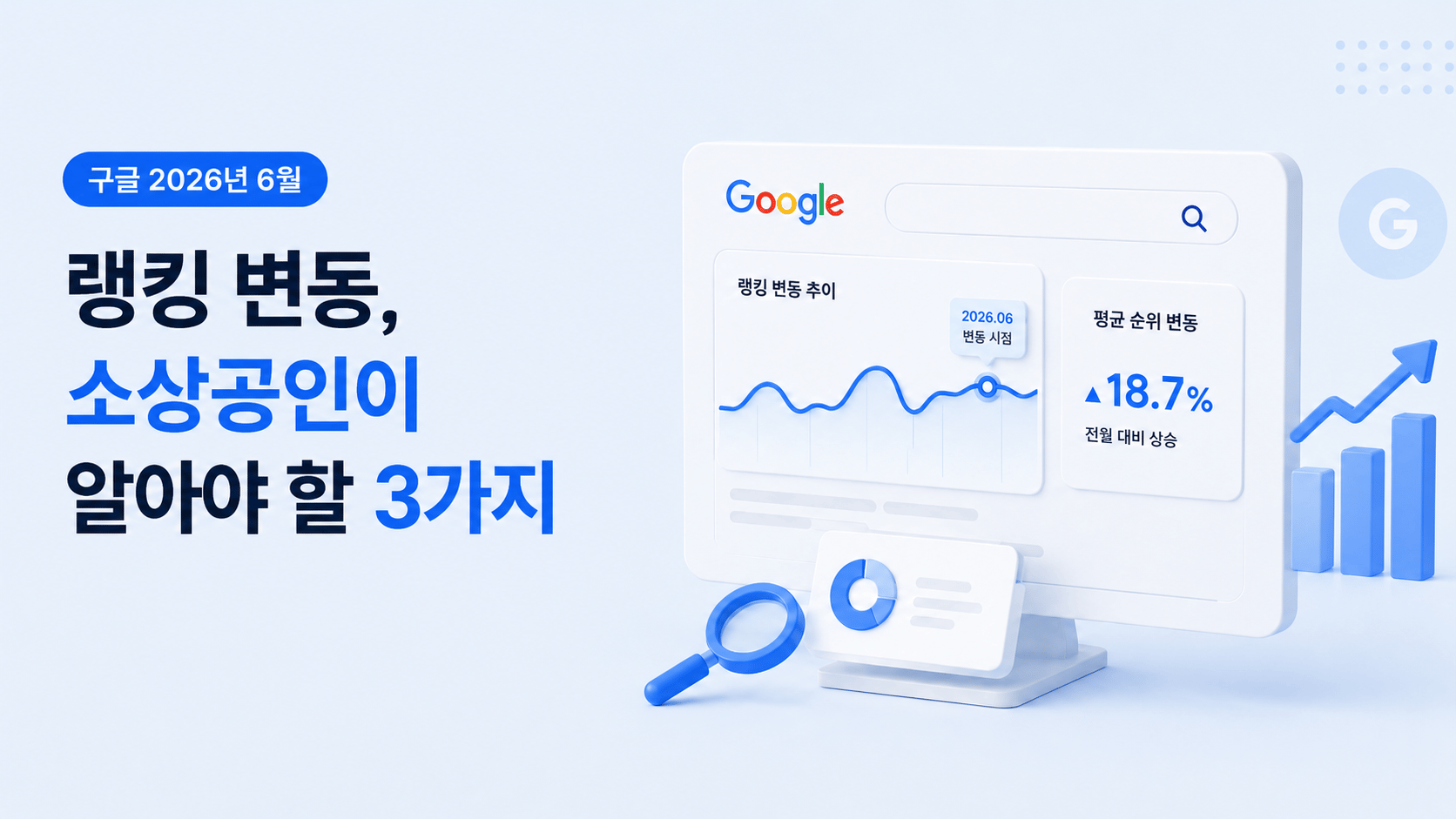 구글 2026년 6월 랭킹 변동, 소상공인이 알아야 할 3가지