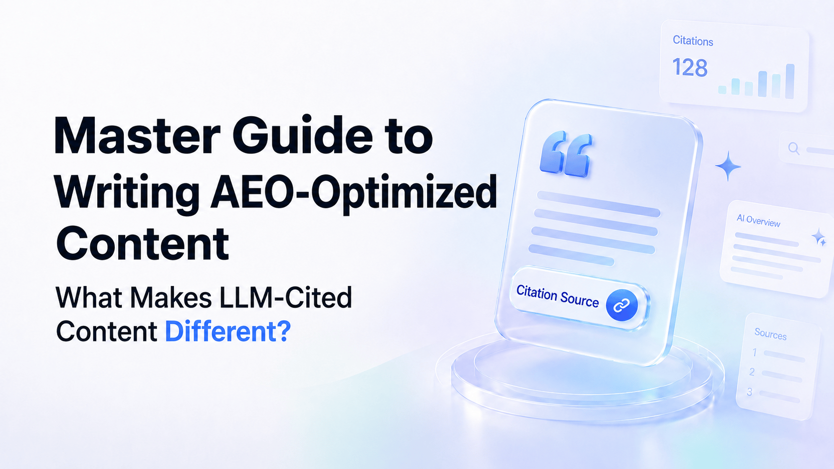 AEO Content Writing Guide: What Makes LLM-Cited Articles Different